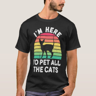 Camiseta Dono de Gatos Devon Rex Vintage Retro Pôr do Sol P