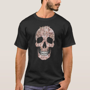 Camiseta Dono de Gatos Sphynx Caveira Fantasia de Halloween