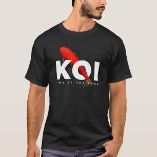 Camiseta Dono de Lago de Carpas Koi Criador de Peixes