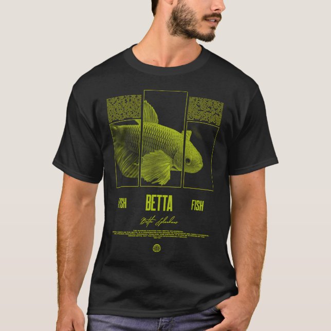 Camiseta Dono de Peixe Betta Moda Urbana Moderna (Frente)
