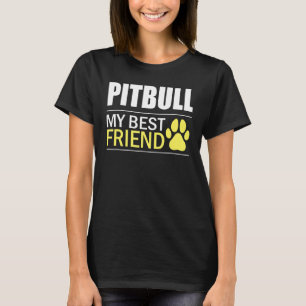 Camiseta Dono de Pitbull Cachorro  Pitbull Melhor Amigo Pit
