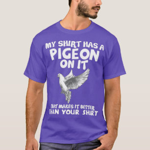 Camiseta Dono de Pombo Engraçado Dono de Pombo Funny Gift L