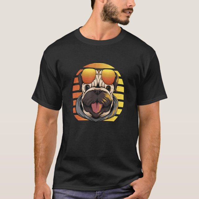Camiseta Dono de Pug Gira (Frente)