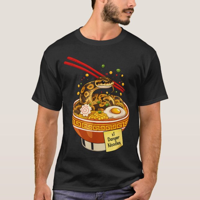 Camiseta Dono de Python Bola Danger Noodles Python Bola (Frente)
