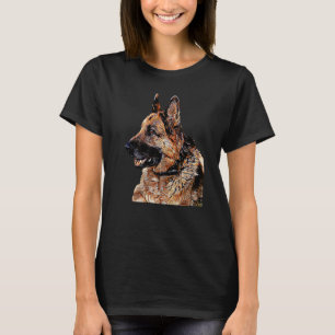 Camiseta Dono de raça de cão Pastor Alemão