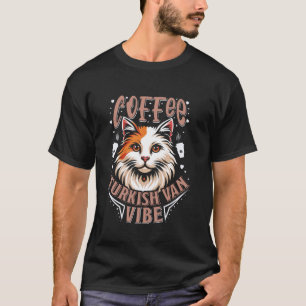 Camiseta Dono de Turkish Van CAFÉ TURKISH VAN VIBE Gato Pap