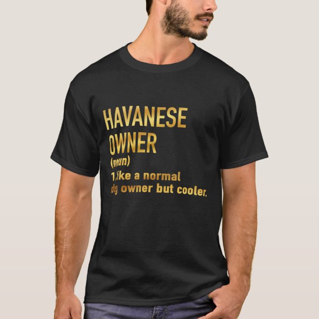 Camiseta dono de um cão normal, mas mais legal (Frente)