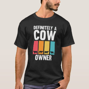 Camiseta Dono de Vaca Definitivamente Fazenda Vacas