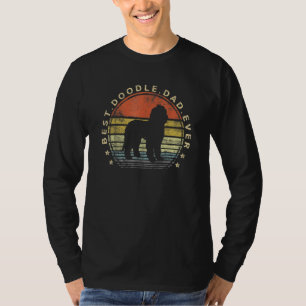 Camiseta Dono do Cachorro do Melhor Pai de Dodle Labradoodl