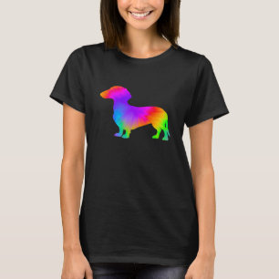 Camiseta Dono do Cão Divertido, Tie Dachshund