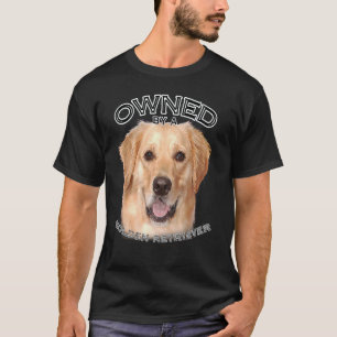 Camiseta Dono do Golden Retriever 2 De propriedade de