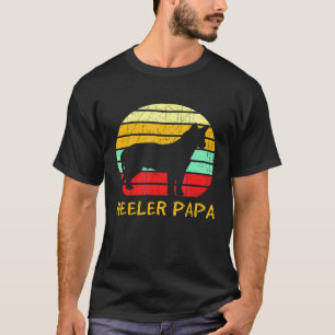 Camiseta Dono do Heeler Pai Papai Pet Cattle Cachorro