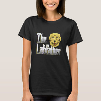 Camiseta Dono do Labfather Golden Labrador Retriever Cão Ra