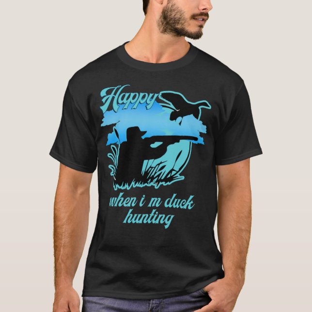Camiseta dono do labrador caçador de pato  (Frente)