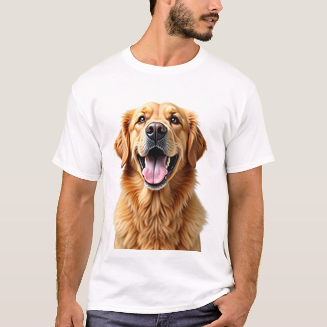 Camiseta Donos de Animais de Companhia do ouro Retriever (Frente)