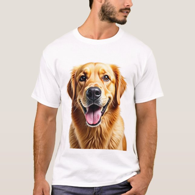 Camiseta Donos de Animais de Companhia do ouro Retriever (Frente)