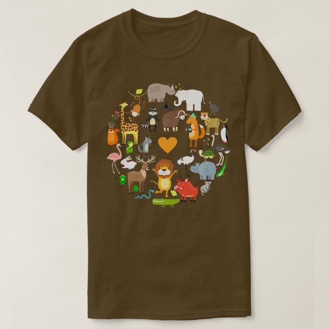 Camiseta Donos de Animais Safari Engraçados para Amantes de (Frente do Design)