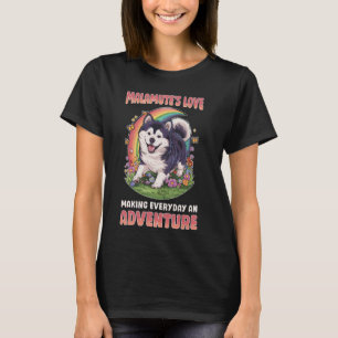Camiseta Donos de Cachorro Malamute Husky Malamute do Alasc