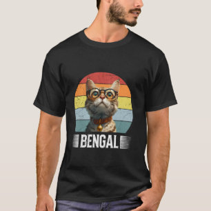 Camiseta Donos de Gato Bengal Amantes de Gato Bengal Gato B
