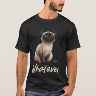 Camiseta Donos de Gato Siameses SEJA O QUE FOR Gatos Siames