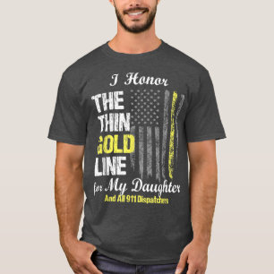 Camiseta Dons de despachante 911 - Linha Dourada fina para