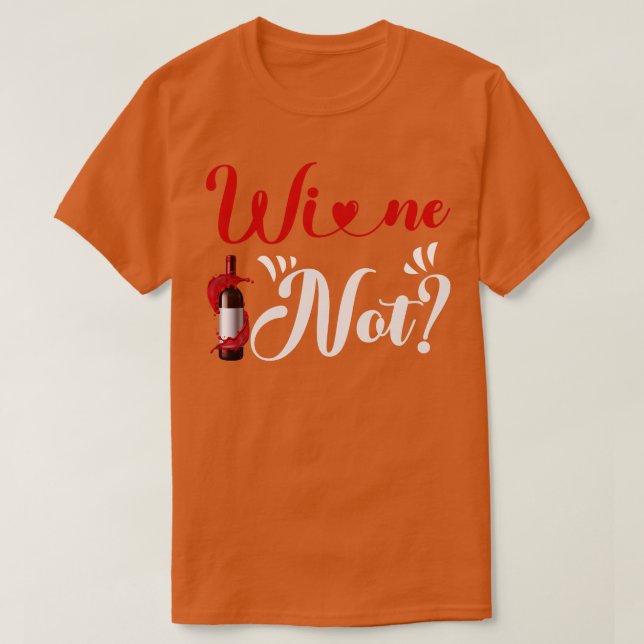 Camiseta Dons de vinho engraçados (Frente do Design)