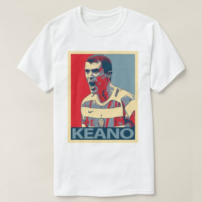 Camiseta Dons Idea Roy Keane Trabalho de arte O Rei T Shirt (Frente do Design)