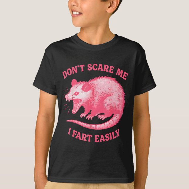 Camiseta Don't E Me I Fart Easily Funny Sarcastic Humor Hil (Frente)