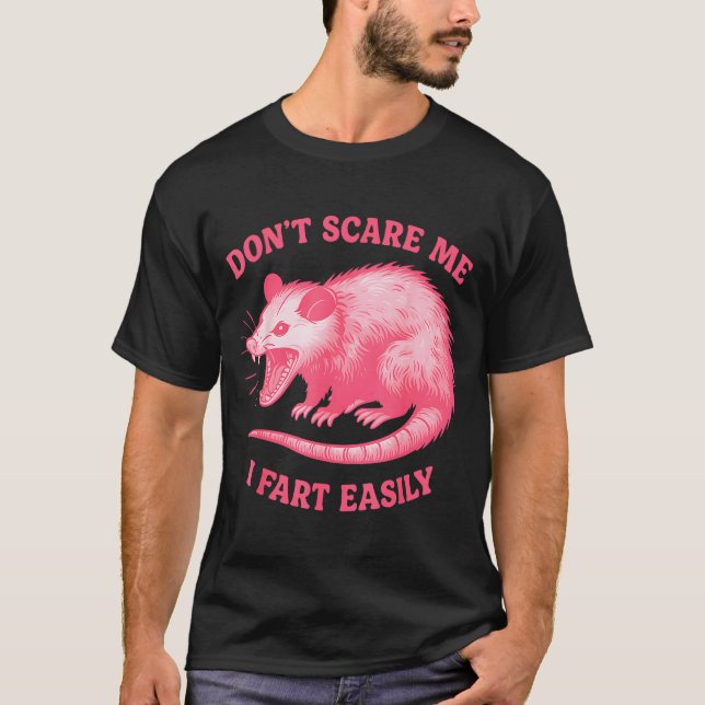 Camiseta Don't E Me I Fart Easily Funny Sarcastic Humor Hil (Frente)