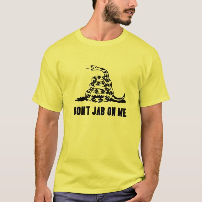 Camiseta Dont Jab On Me Snake Anti Vaccine Mandate (Frente)