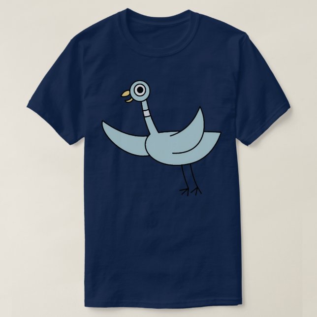 Camiseta Dont Let the Pigeon Drive the Bus Classic TShirt (Frente do Design)