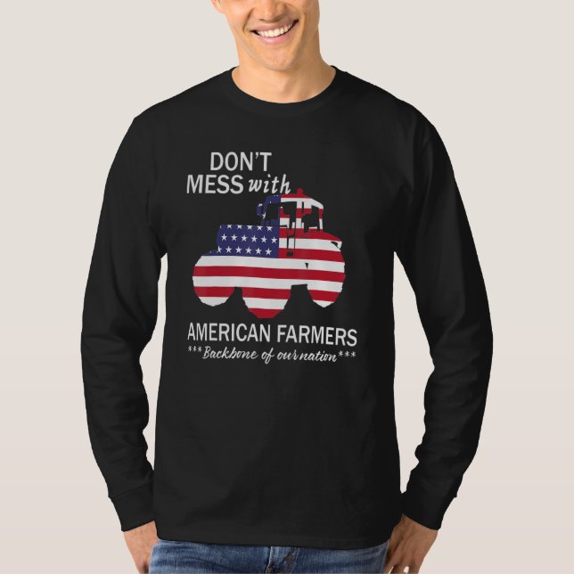 Camiseta Don't Mess With American Farmers (Frente)