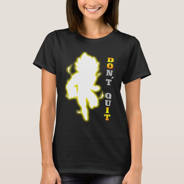 Camiseta Don't Quit Motivational quote, fitness & gym worko (Frente)