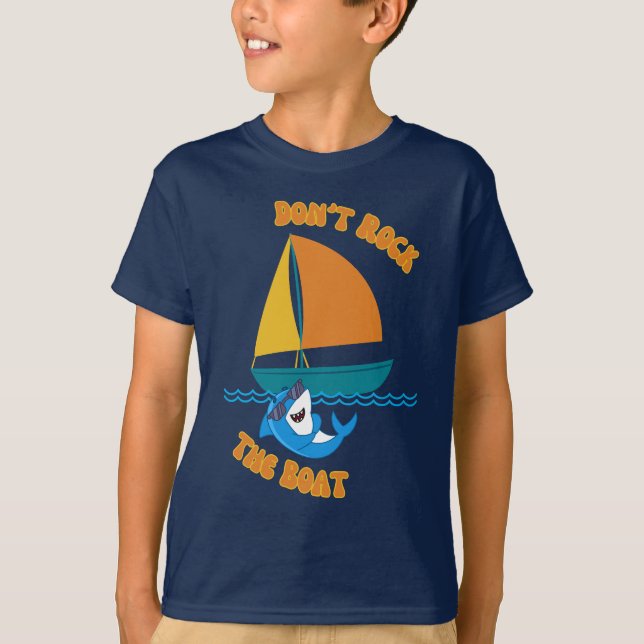 Camiseta Don't Rock the Boat - t-shirt jovem (Frente)
