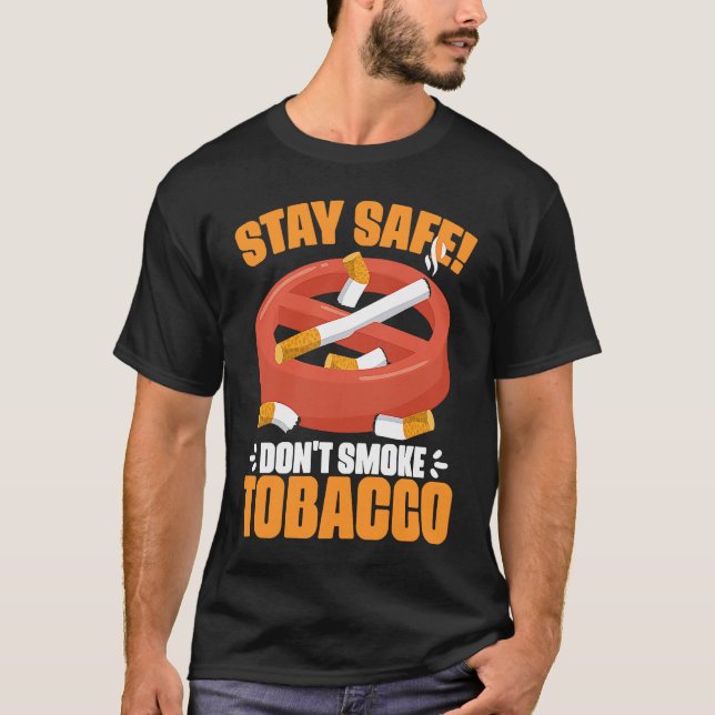 Camiseta Don't Smoke Tobacco Anti Cigarettes Anti Smoking (Frente)