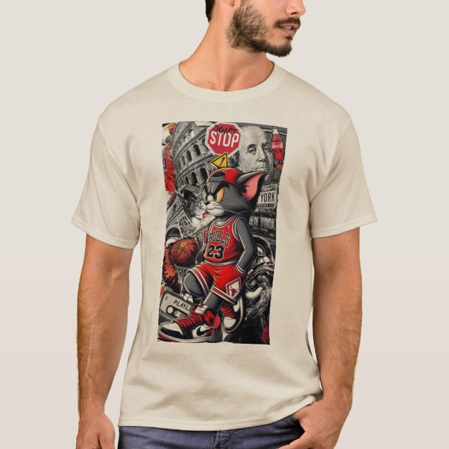 Camiseta . "Don't Stop the Hustle" (Frente)