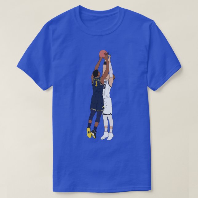Camiseta Donte DiVincenzo Bloqueia Charles Matthews (Frente do Design)