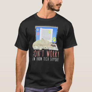 Camiseta Donu2019t Preocupado Com Iu2019m Da Cat De Suporte