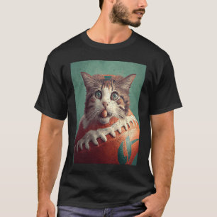 Camiseta Donut de Futebol de Gato