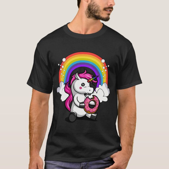 Camiseta Donut de Unicórnio (Frente)