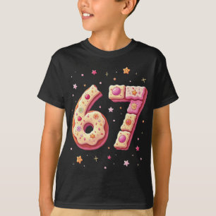Camiseta Donut Doce de Fração Matemática Volta às Aulas 67