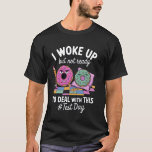 Camiseta Donut Mal-Humorado Com Lápis Para Dia De Prova