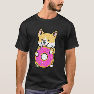 Camiseta Donut Vintage Corgi Fofo