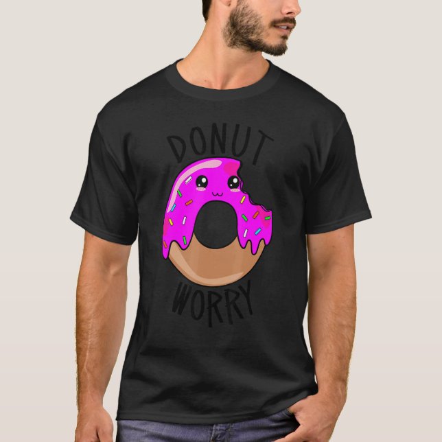 Camiseta Donut Worry   Cute Donut Face (Frente)
