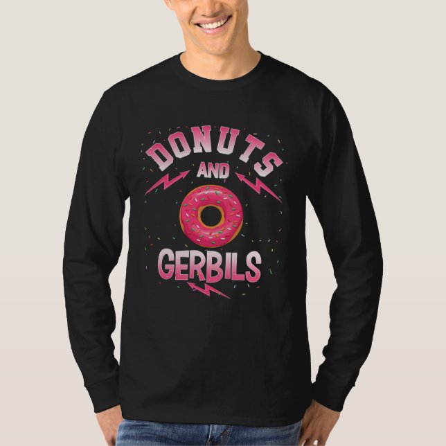 Camiseta Donuts And GERBILS  Doughnut GERBIL (Frente)