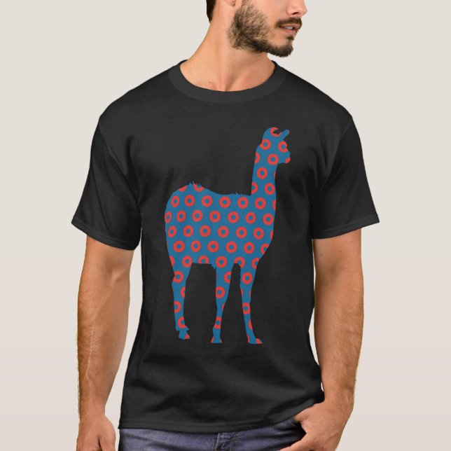 Camiseta Donuts de Lhama Phish (Frente)