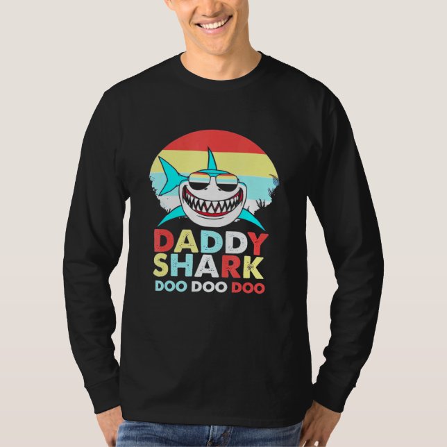 Camiseta Doo Doo Doo do Shark do pai (Frente)