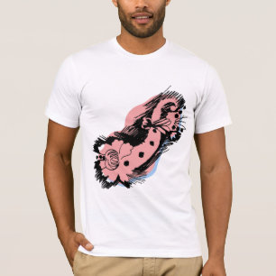 Camiseta Doodle 1 da flor do Cornucopia