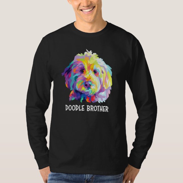 Camiseta Doodle Brother Goldendoodle Labradoodle Cavoodle B (Frente)