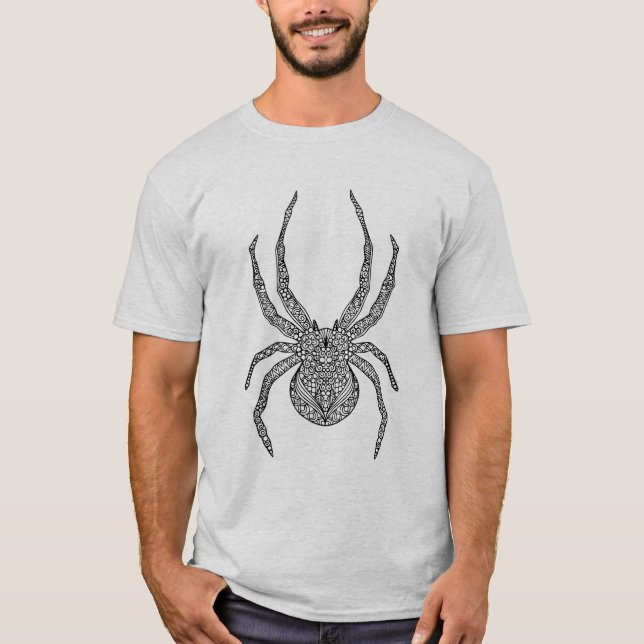Camiseta Doodle da aranha (Frente)